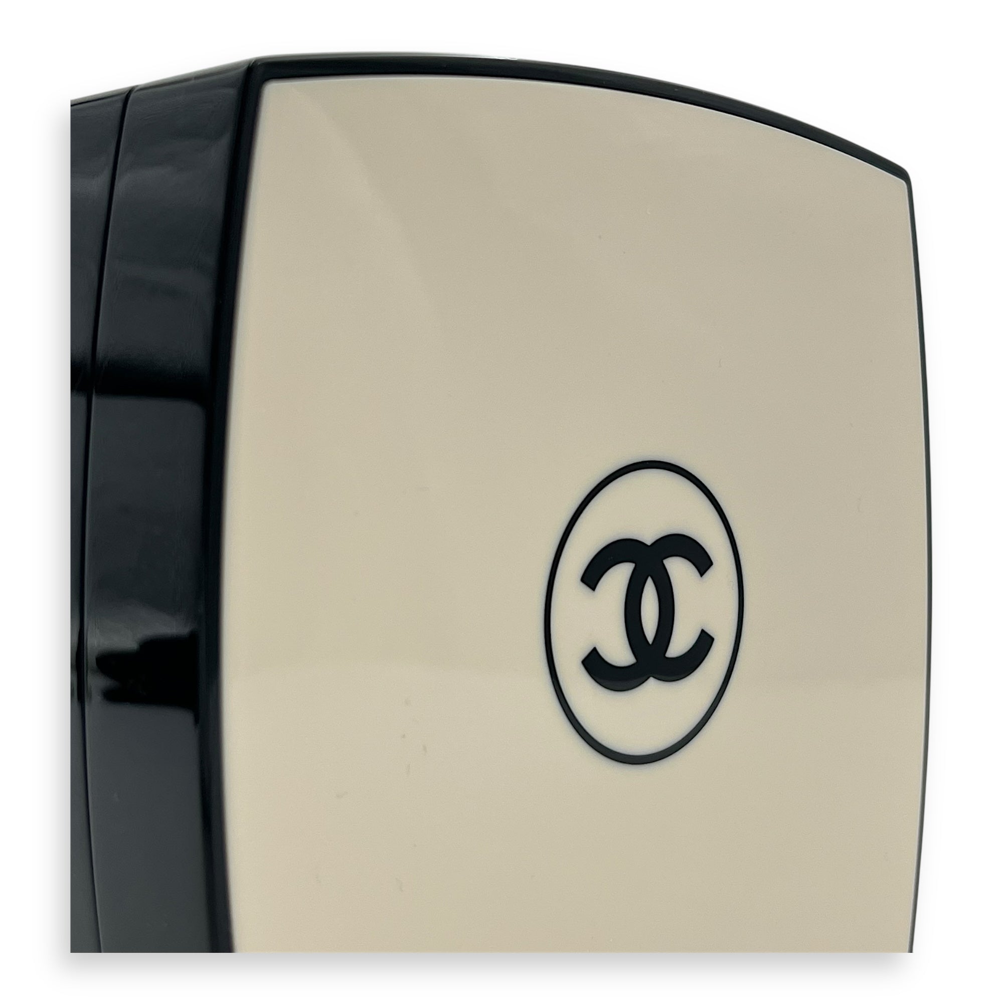 Chanel Compact Minaudieure Beige Crossbody Bag in, Silver hardware_8
