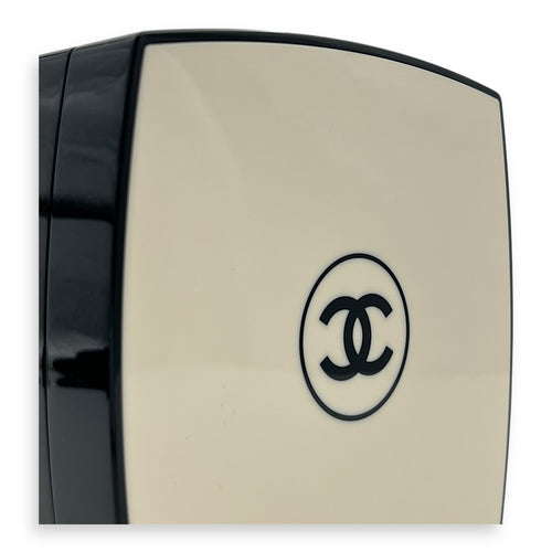 Chanel Compact Minaudieure Beige Crossbody Bag in, Silver hardware_8