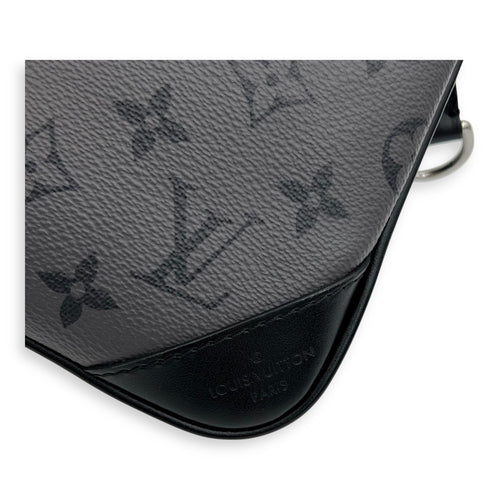Louis Vuitton Trio Messenger Grey in Monogram Coated Canvas, Silver hardware_11