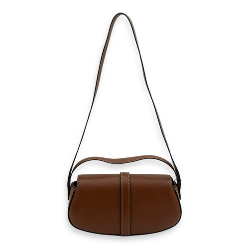 Celine Tabou Shoulder Bag Brown in Calfskin, Gold hardware_2