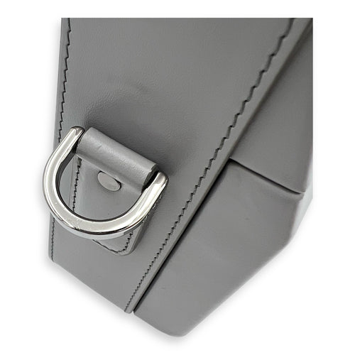 Dior Kenny Scharf Vanity Top Handle Bag Grey in Calfskin, Silver hardware_8