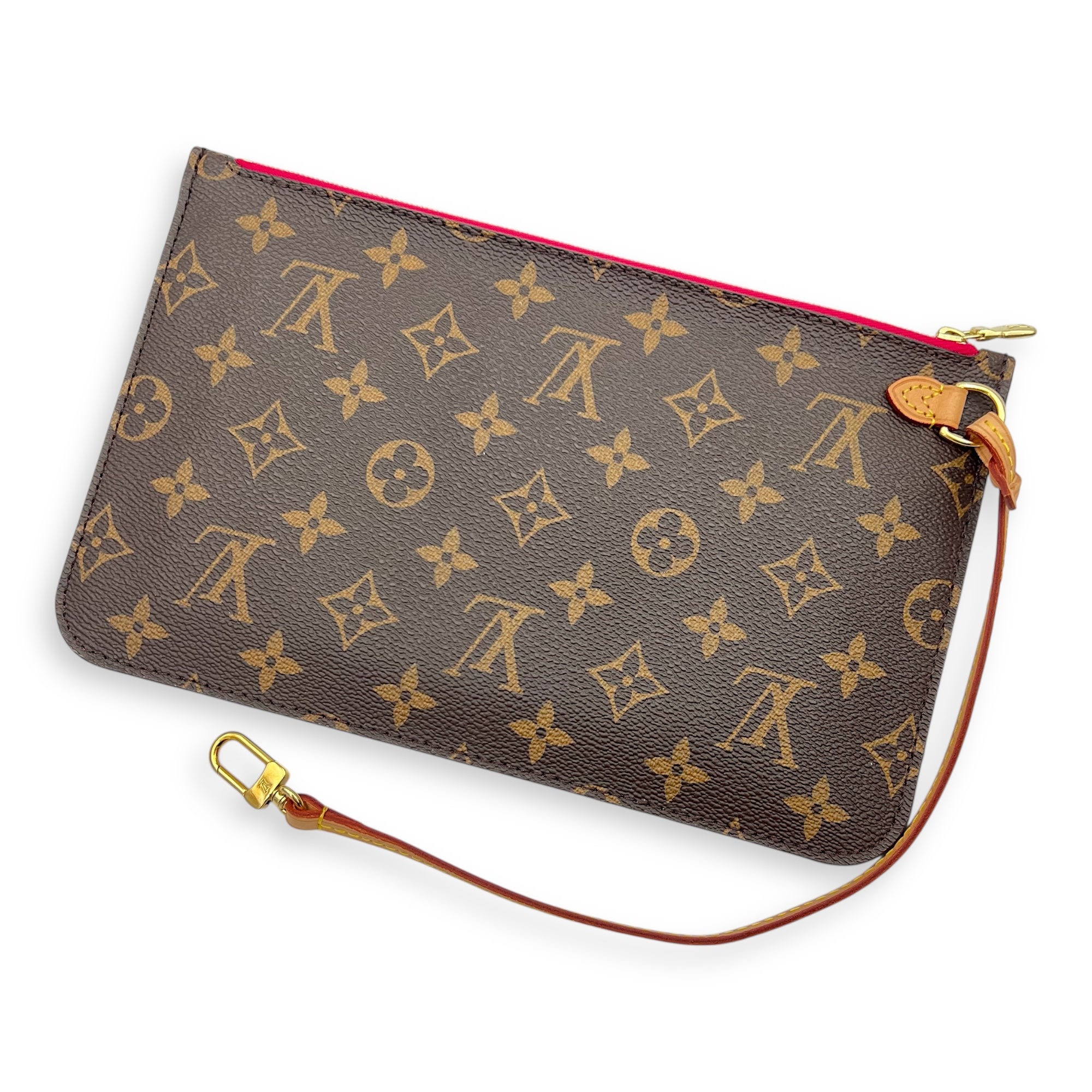 Louis Vuitton Neverfull Tote Bag MM Brown in Monogram Coated Canvas, Gold hardware_2