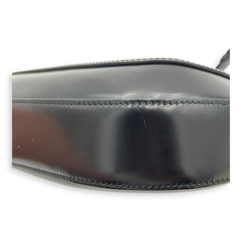 Prada Cleo Shoulder Bag Black in Calfskin, Silver hardware_5