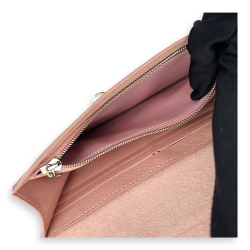 Louis Vuitton Twist Wallet On Chain Pink in Epi Leather, Silver hardware_8