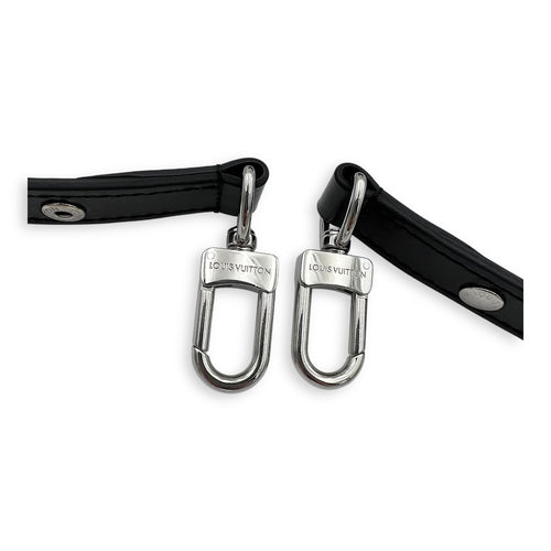 Louis Vuitton Loop Shoulder Bag Black in Denim, Silver hardware_5