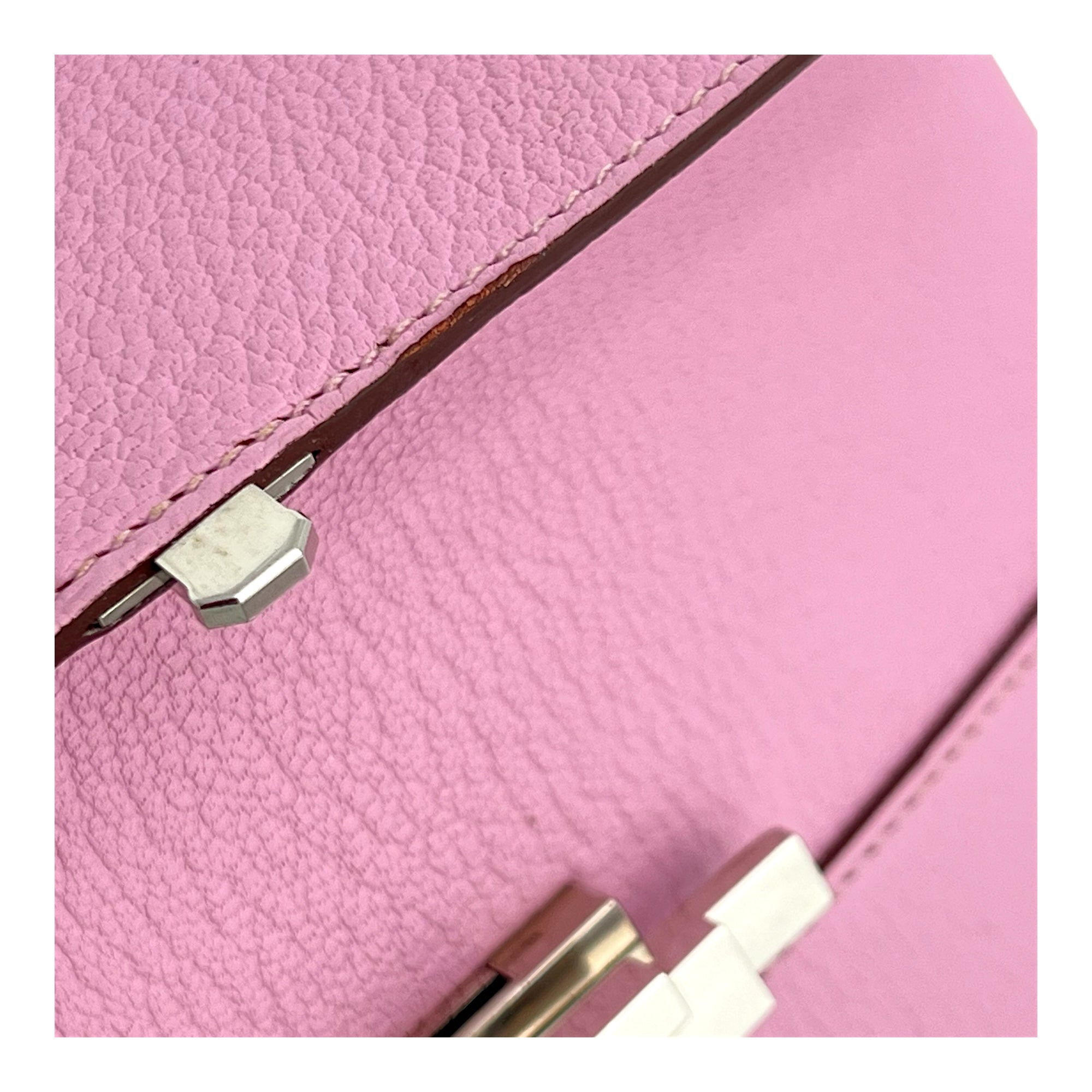 Hermès Cinhetic To Go Mauve Sylvestre Shoulder Bag in Epsom, Palladium hardware_8