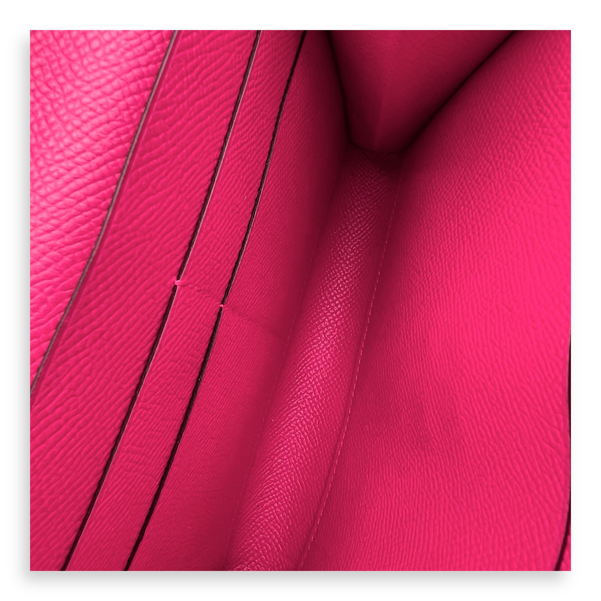 Hermès Clic Rose Extreme Shoulder Bag in Epsom, Palladium hardware_1
