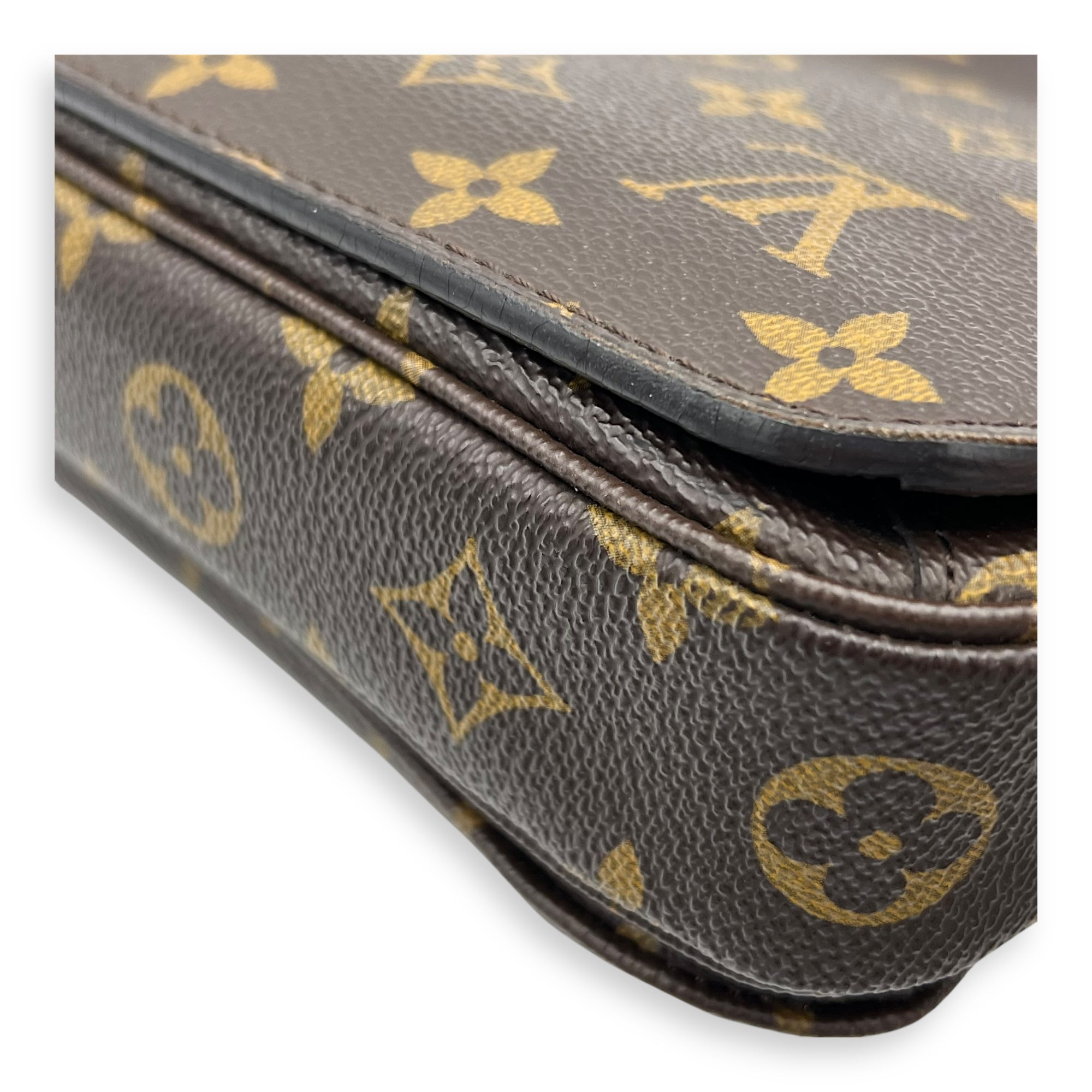 Louis Vuitton Metis Crossbody Bag Brown in Monogram Coated Canvas, Gold hardware_7