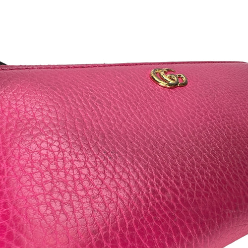 Others Long Pink Wallet in Calfskin, Gold hardware