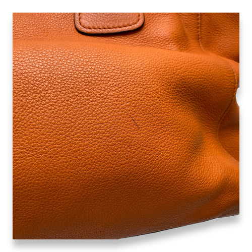 Others Top Handle Bag  Orange in Calfskin , Silver Hardware