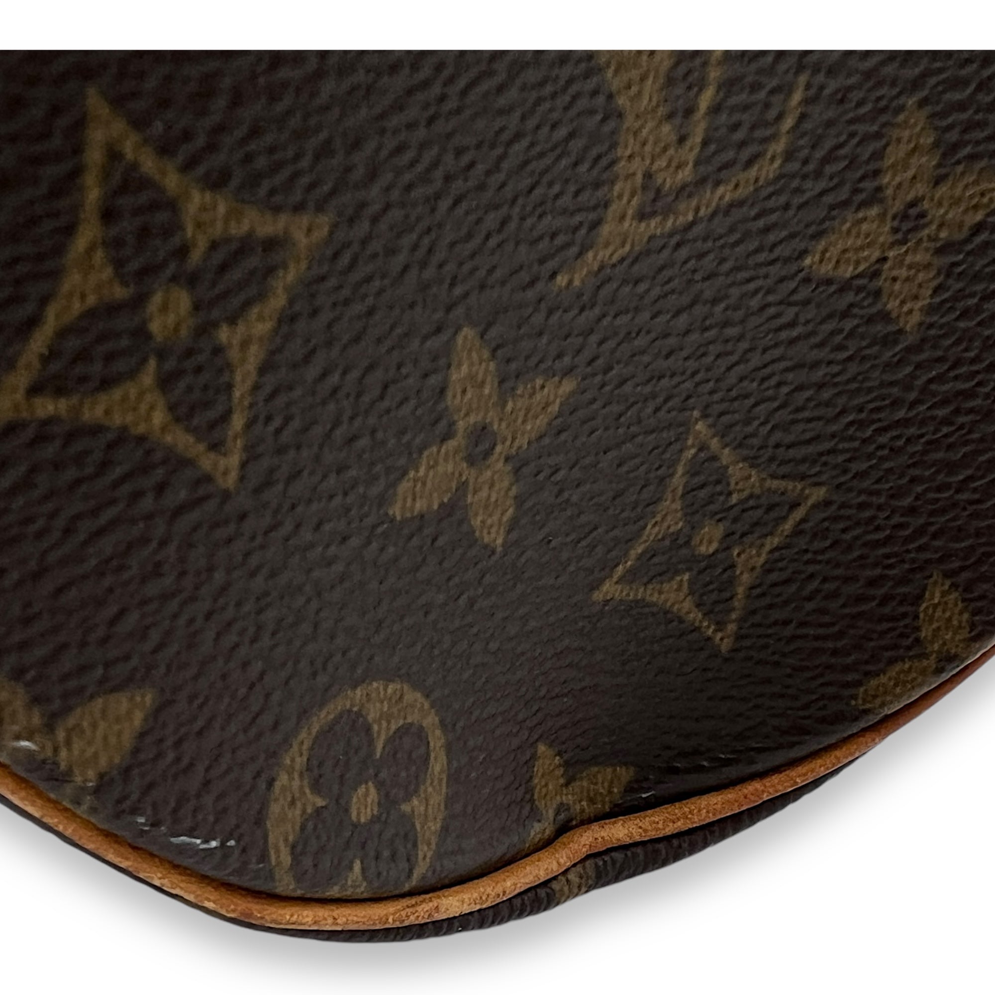 Papillon 26 Brown Top Handle Bag in Monogram Coated Canvas, Gold hardware