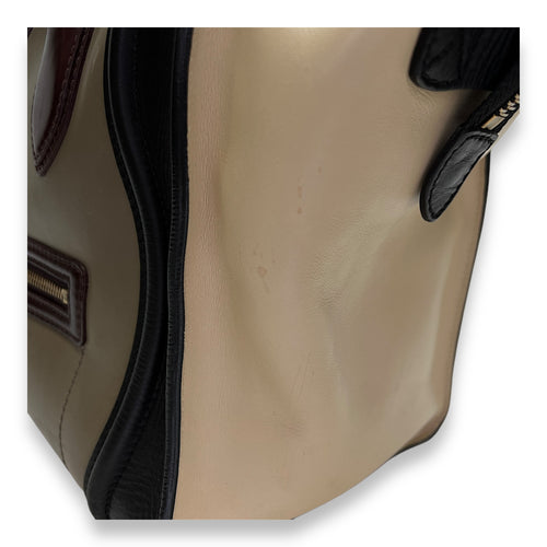 Luggage Mini Multi-colour Top Handle Bag in Calfskin, Gold hardware