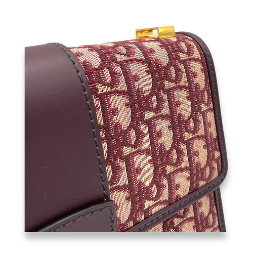 30 Montaigne Shoulder bag in Jacquard, Gold Hardware