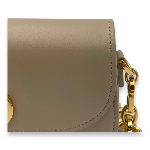 30 Montaigne Avenue Small Crossbody bag in Calfskin, Gold Hardware