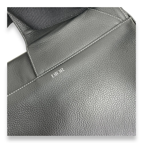 Saddle One Size Shoulder bag in Calfskin, Silver Hardware