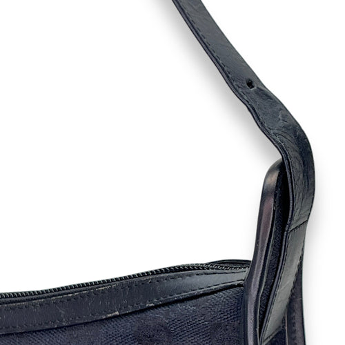 GG Shoulder bag in Canvas, Silver Hardware