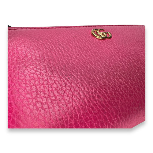 Others Wallet Long Pink in Calfskin , Gold Hardware