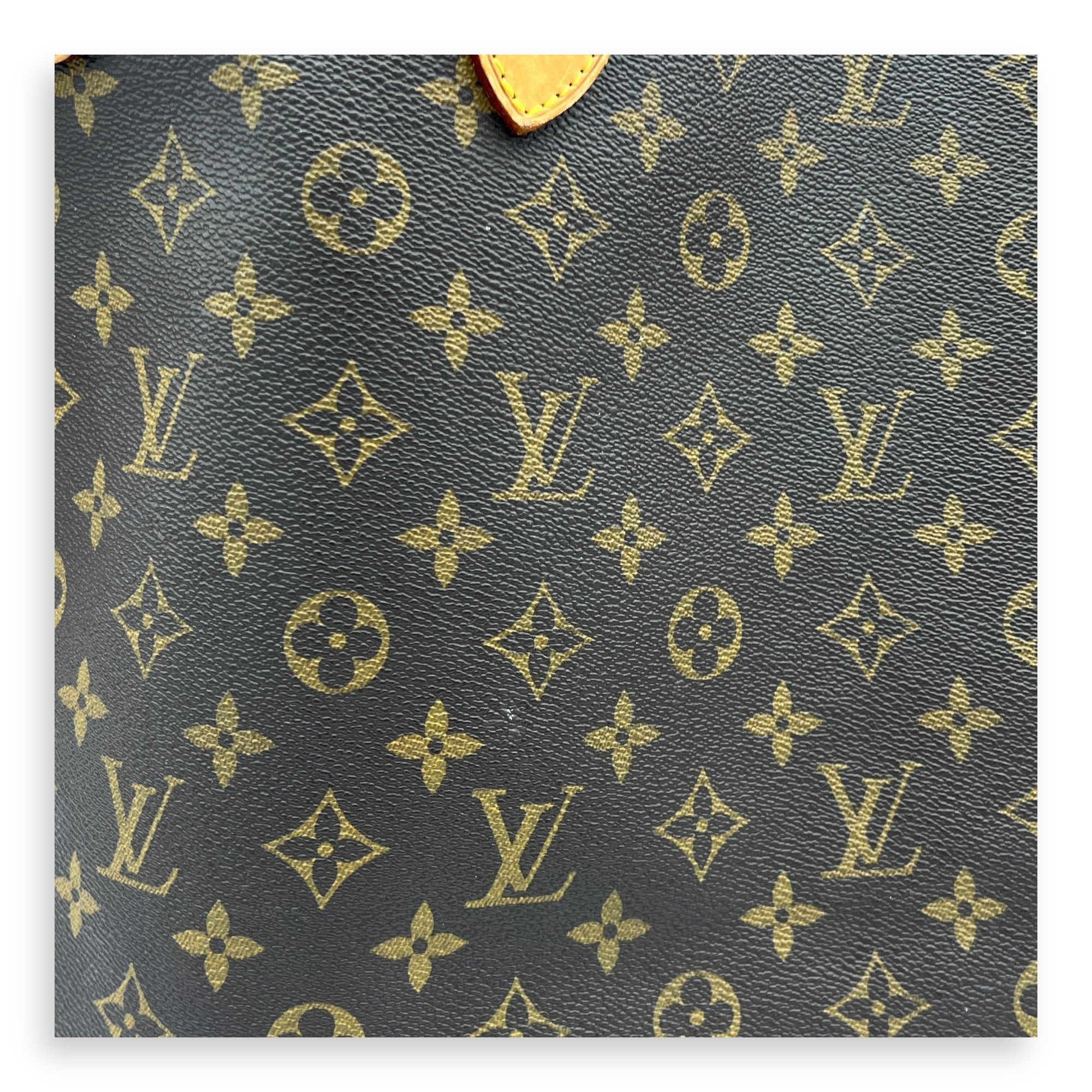 Neverfull Tote Bag GM Brown in Monogram Coated Canvas, Gold hardware