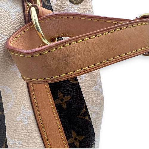 Louis Vuitton Rayures Noe GM Multi-colour Top Handle Bag in Monogram Coated Canvas, Gold hardware_9