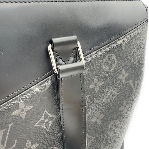 Louis Vuitton Explorer Briefcase Black Messenger in Coated Canvas, Silver hardware_7