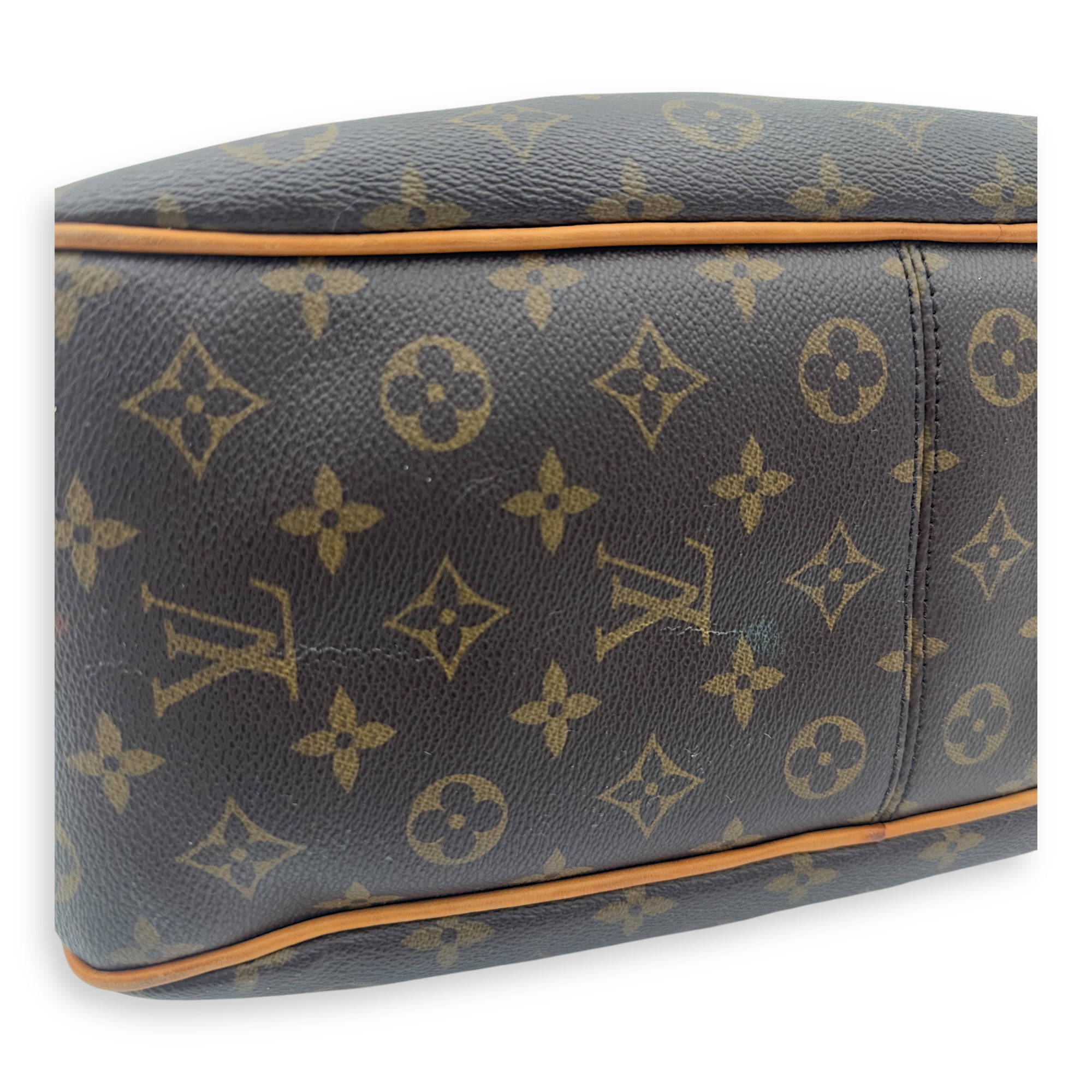 Louis Vuitton Delightful Shoulder Bag Brown in Monogram Coated Canvas, Gold hardware_5