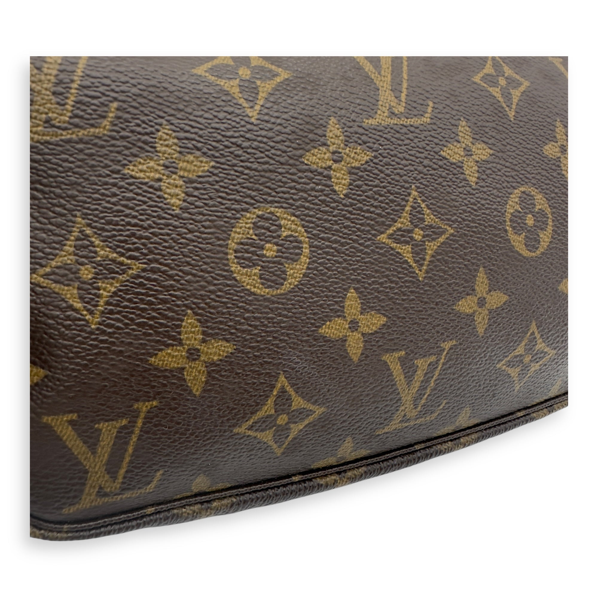 Louis Vuitton Pochette Accessoires Shoulder Bag Brown in Monogram Coated Canvas, Gold hardware_6