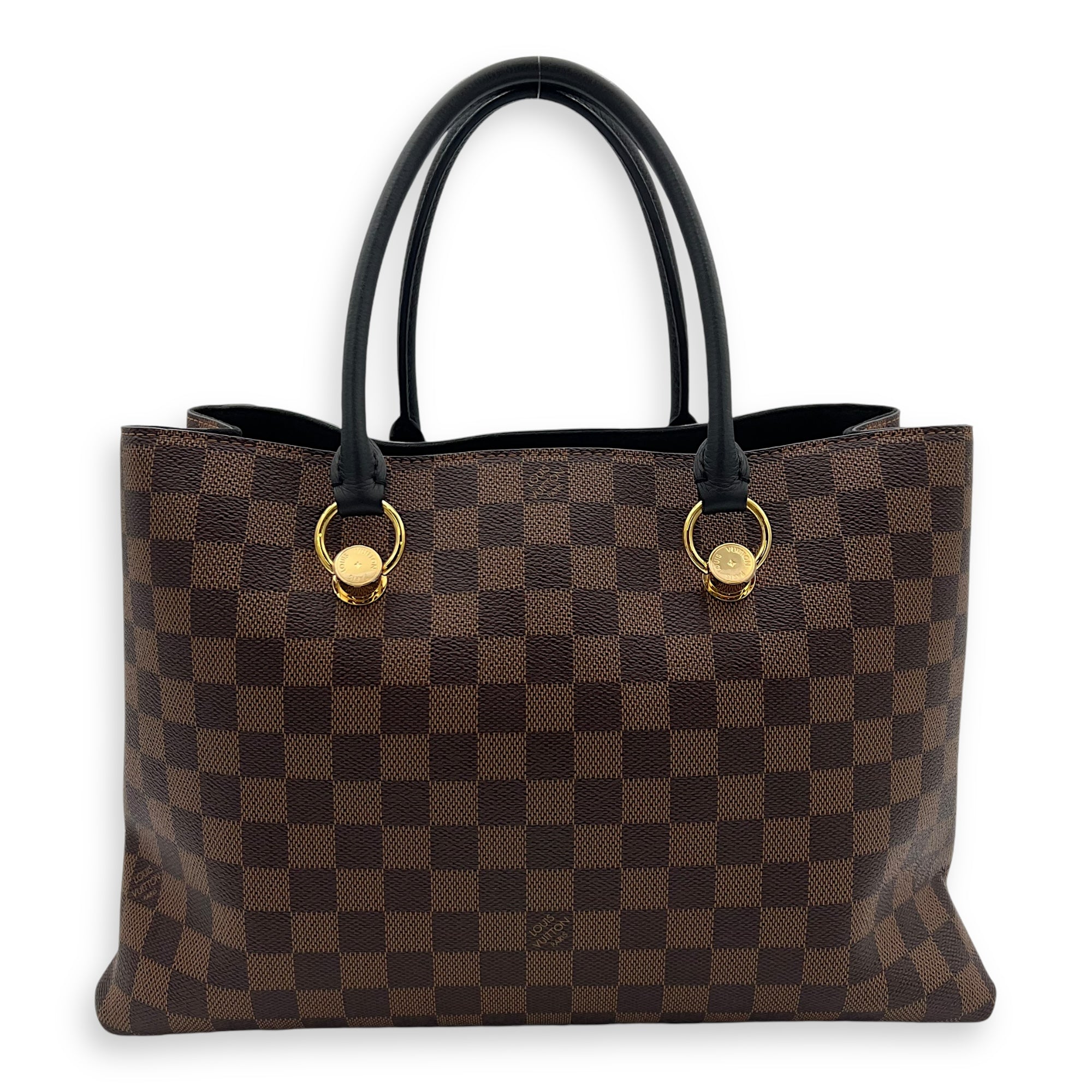 Louis Vuitton Others Top Handle Bag Brown in Coated Canvas, Gold hardware_2