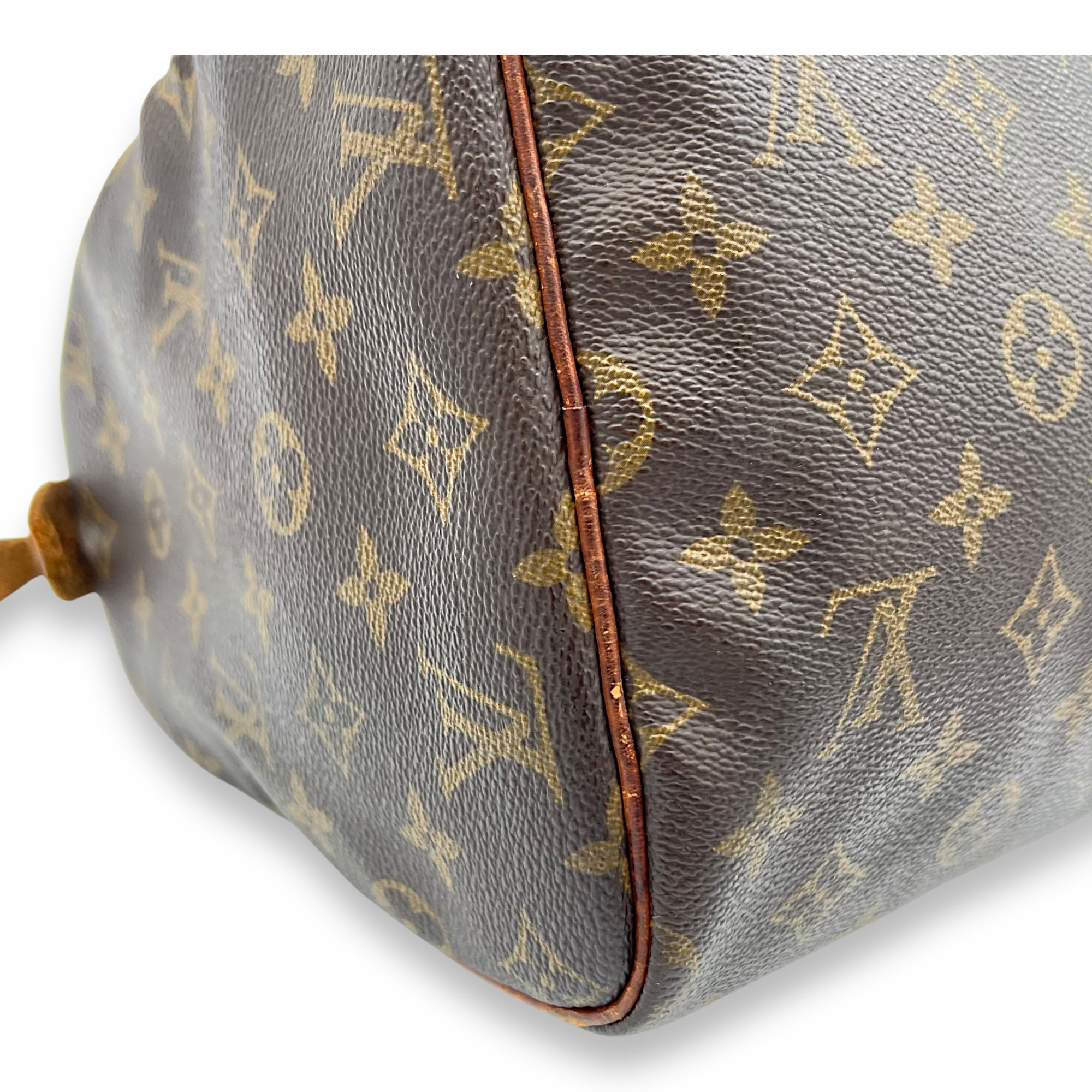 Louis Vuitton Speedy Top Handle Bag 30 Brown in Monogram Coated Canvas, Gold hardware_8