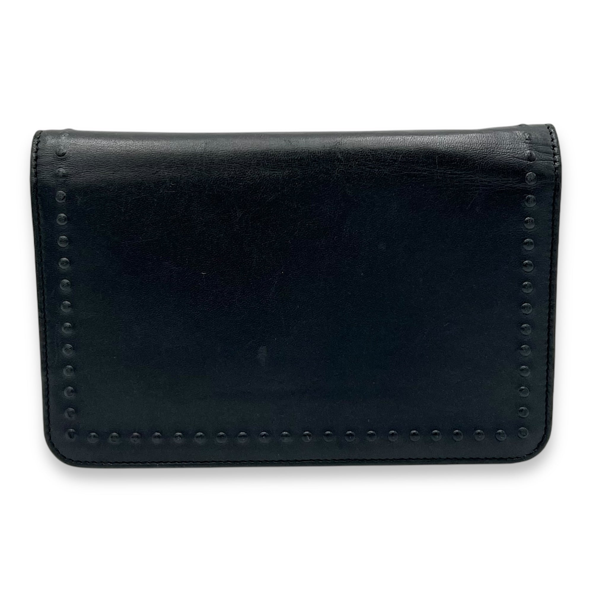 Chanel CC Black Wallet On Chain in Lambskin, Silver hardware_2