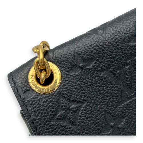 Louis Vuitton Vavin Shoulder Bag Black in Empreinte Leather, Gold hardware_9