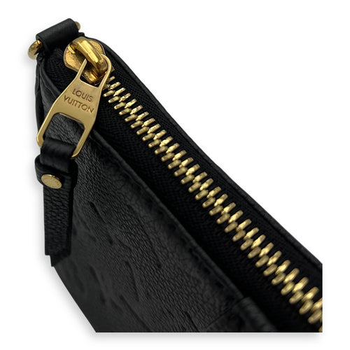 Louis Vuitton Easy Pouch On Strap Crossbody Bag Black in Monogram Empreinte Leather, Gold hardware_9