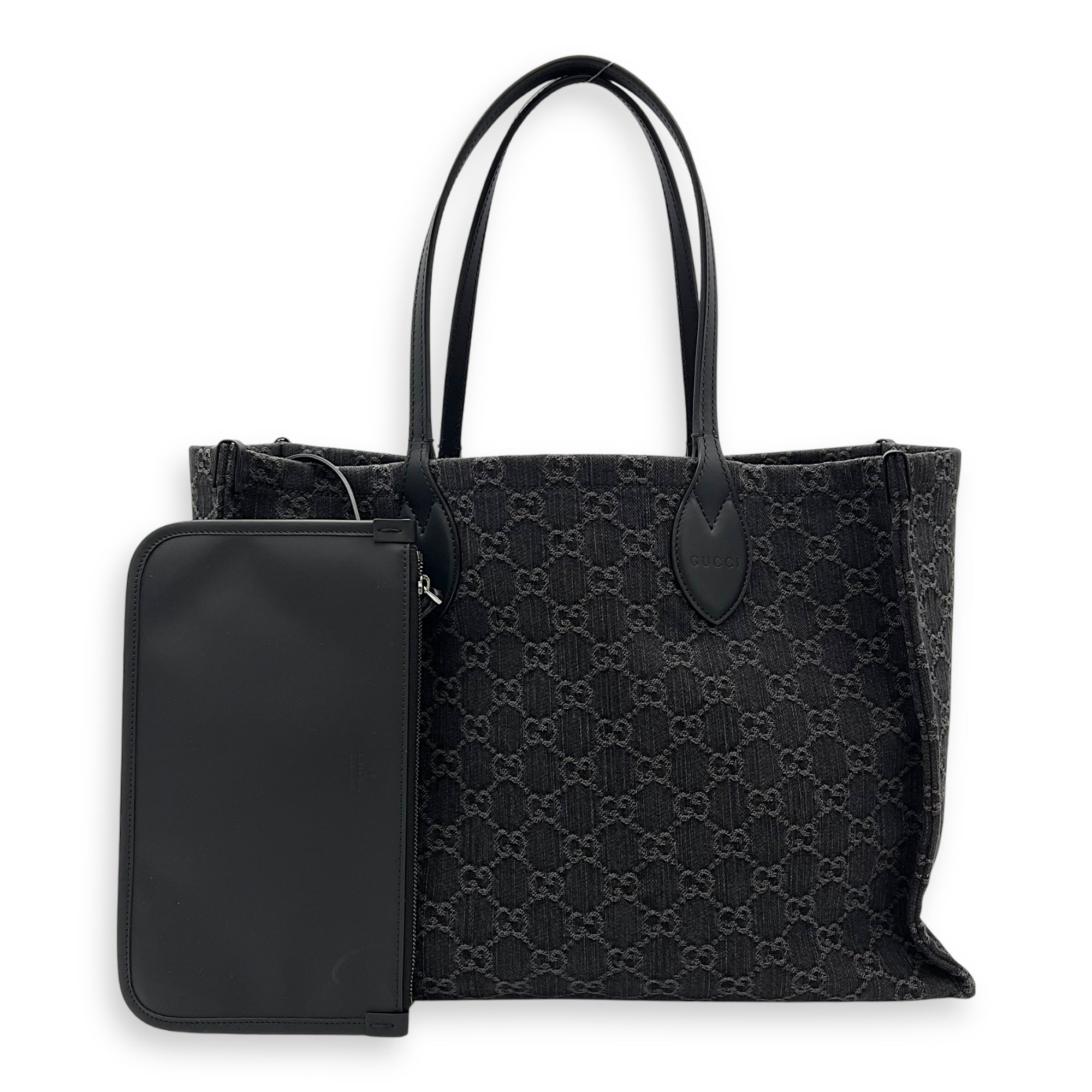 Gucci Ophidia Large Grey Tote Bag in Denim Singapore