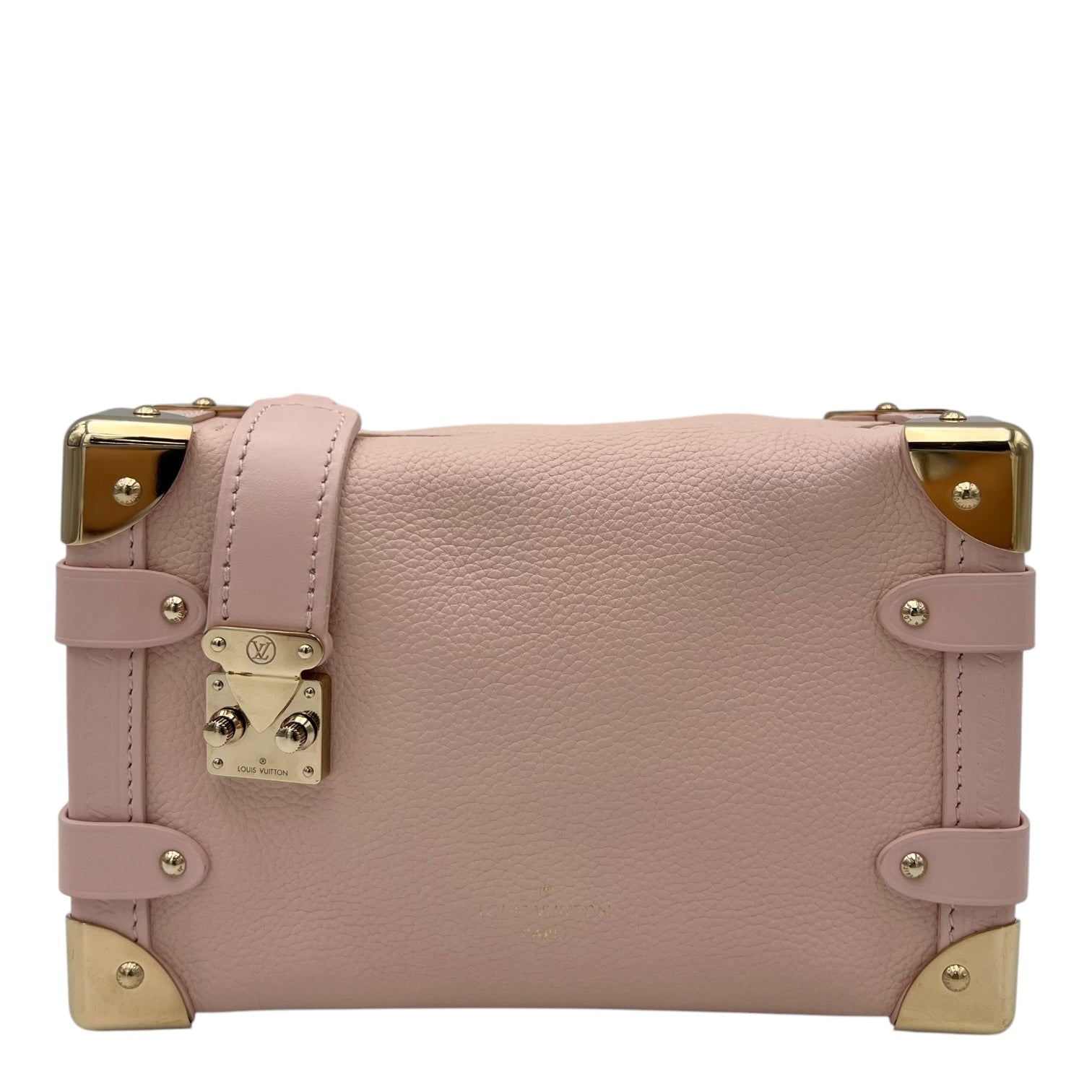 Louis Vuitton Side Trunk PM Pink Crossbody Bag in Calfskin, Silver hardware_1