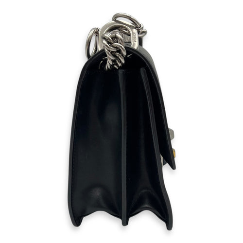 Fendi Kan I Shoulder Bag Black in Calfskin, Silver hardware_3