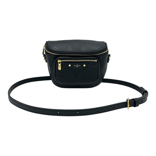 Louis Vuitton BumBag Belt Bag Black in Empreinte Leather, Gold hardware_9