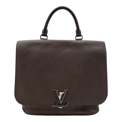 Louis Vuitton Volta Top Handle Bag Grey in Calfskin, Silver hardware_1