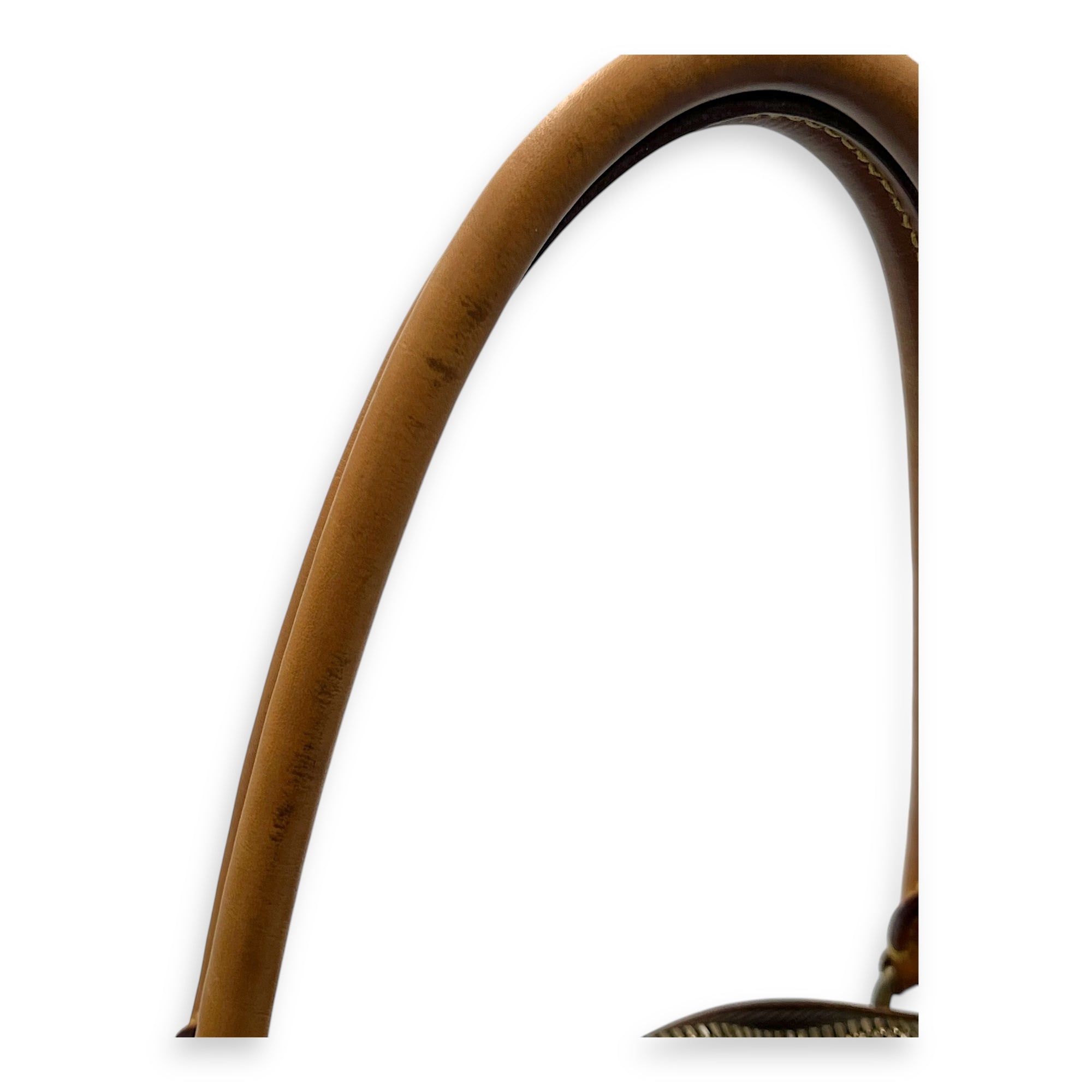 Louis Vuitton Others Top Handle Bag Brown in Monogram Coated Canvas, Gold hardware_9