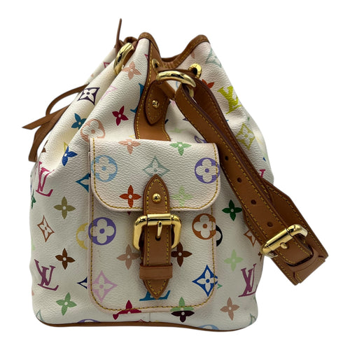 Louis Vuitton Noe Multicolor x Takashi Murakami Bucket Bag in Monogram Coated Canvas, Gold hardware_3