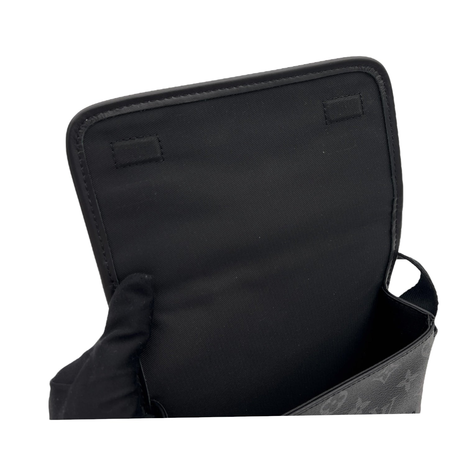 Louis Vuitton Bosphore Wearable wallet Eclipse Crossbody Bag in Monogram Coated Canvas, black hardware_9