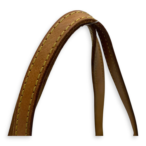 Louis Vuitton Montorgueil Shoulder Bag Brown in Monogram Coated Canvas, Gold hardware_9
