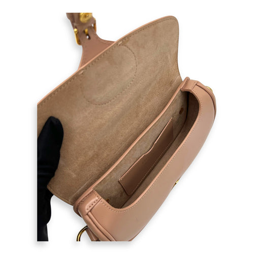 Christian Dior Bobby Shoulder Bag Pink in Calfskin, Gold hardware_9