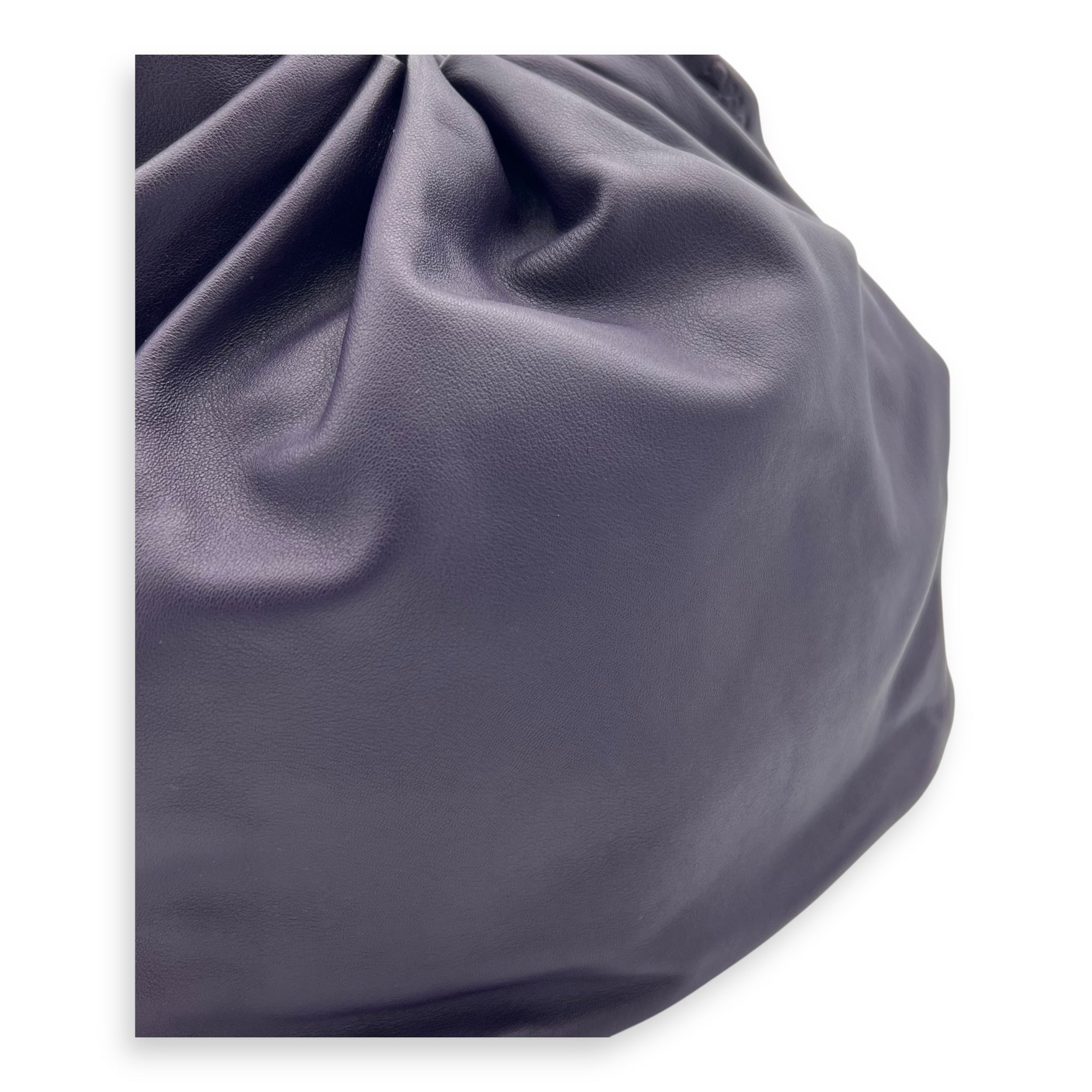 Loewe Bounce  Top Handle Bag Purple in Calfskin, Silver hardware_9