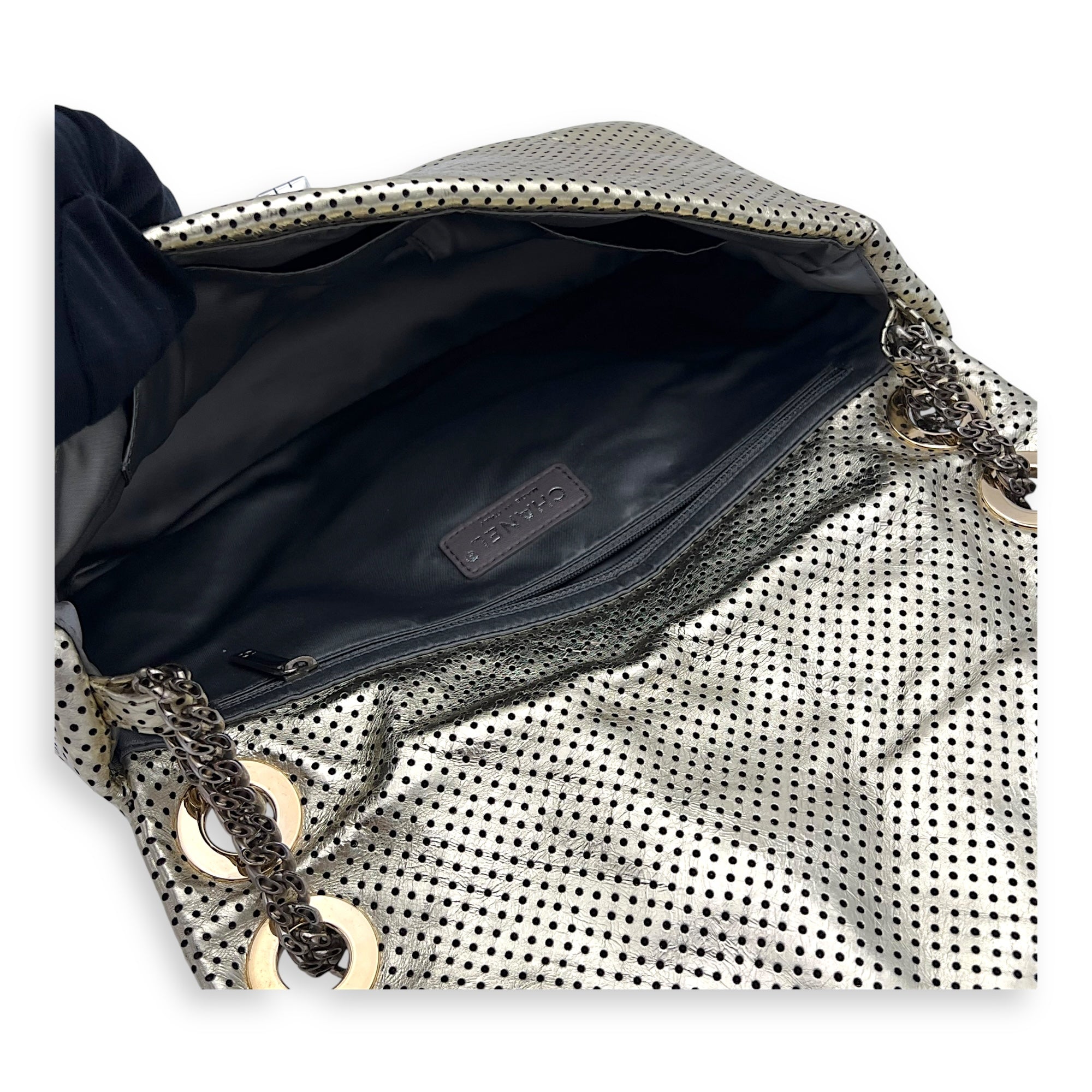 Chanel 2.55 Shoulder Bag Gold in Others, Gold hardware_9