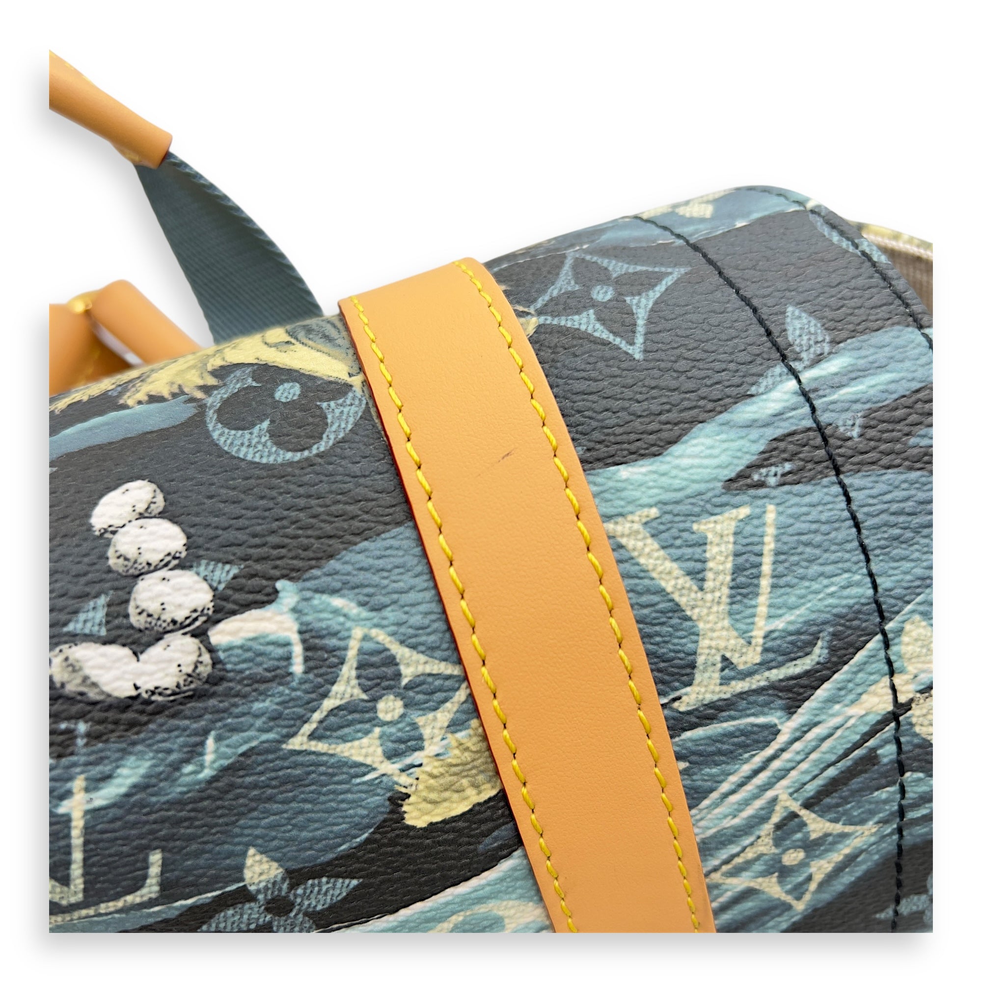 Louis Vuitton Surfing Christopher Backpack Multi-colour in Coated Canvas, Gold hardware_7
