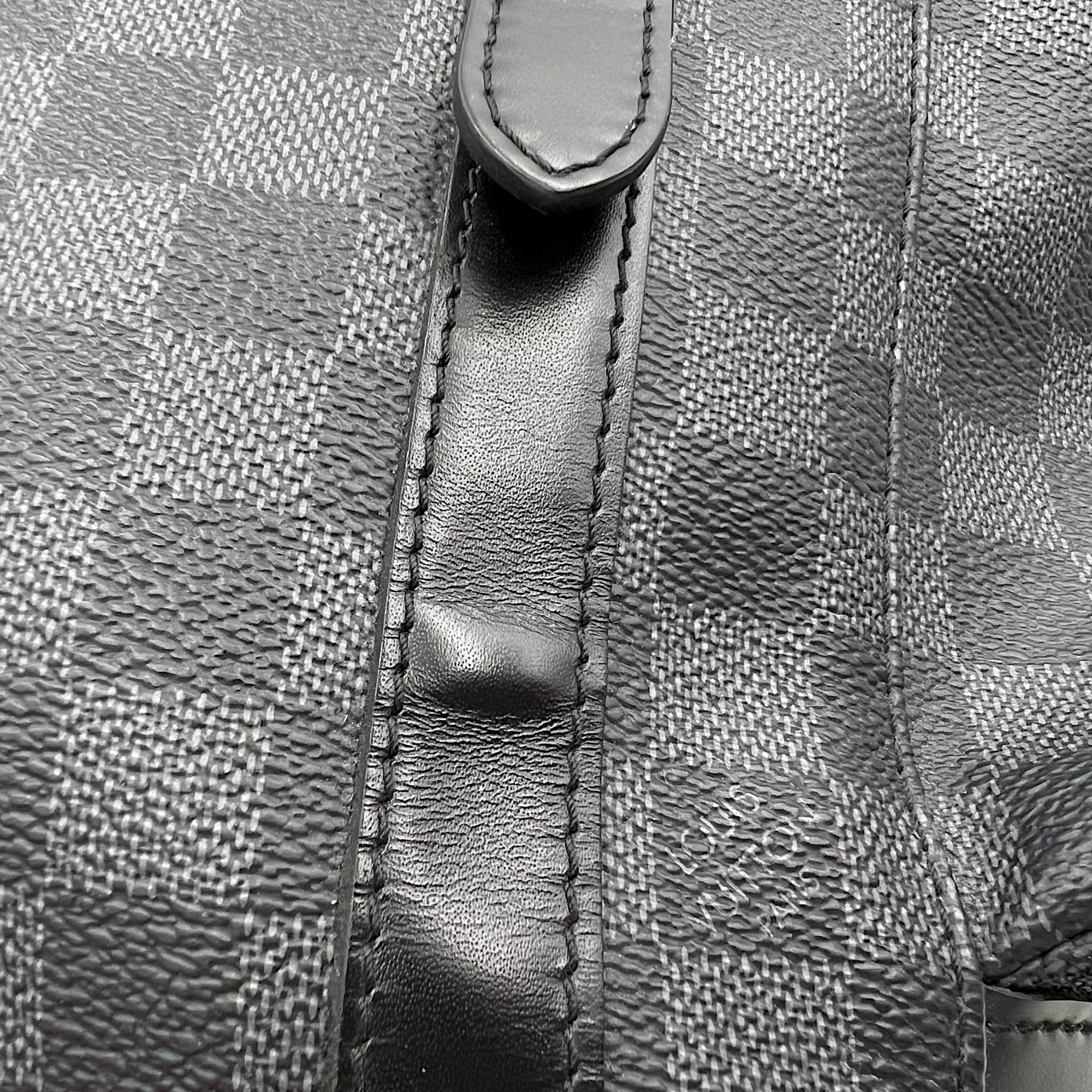Louis Vuitton Christopher Backpack Graphite in Coated Canvas, Silver hardware_9