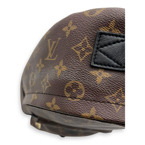 Louis Vuitton Palm Springs PM Brown Backpack in Monogram Coated Canvas, Gold hardware_3