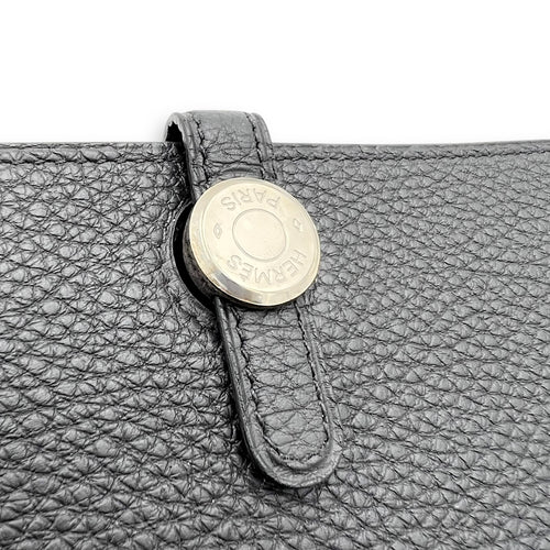 Hermès Dogon Duo Black in Clemence, Palladium hardware_8