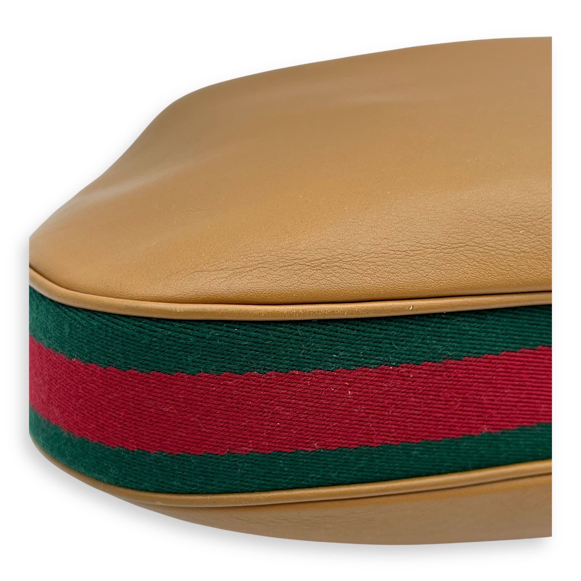 Gucci Attache Shoulder Bag Brown in Calfskin, Gold hardware_1