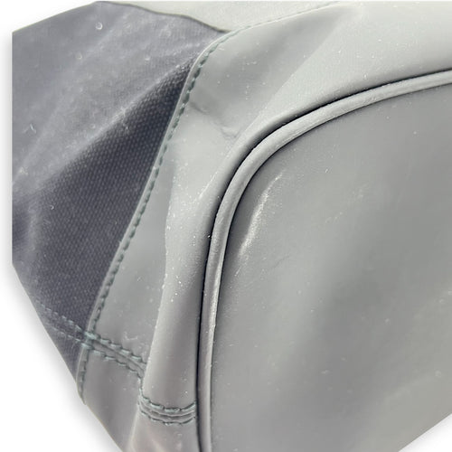 Balenciaga Logo Tote Bag Black in Canvas_9