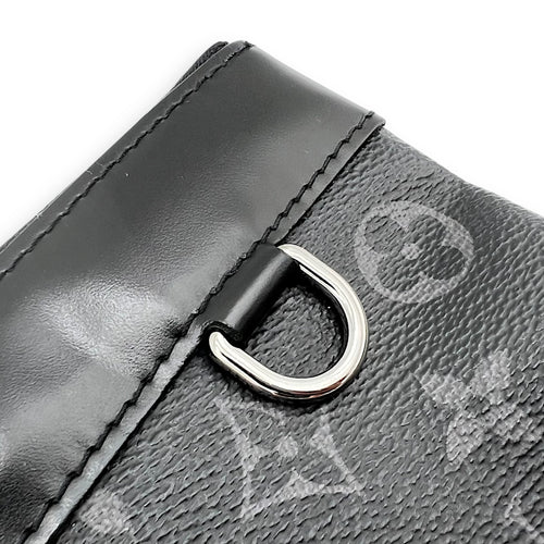 Louis Vuitton Discovery Pouch Grey in Monogram Coated Canvas, Silver hardware_9